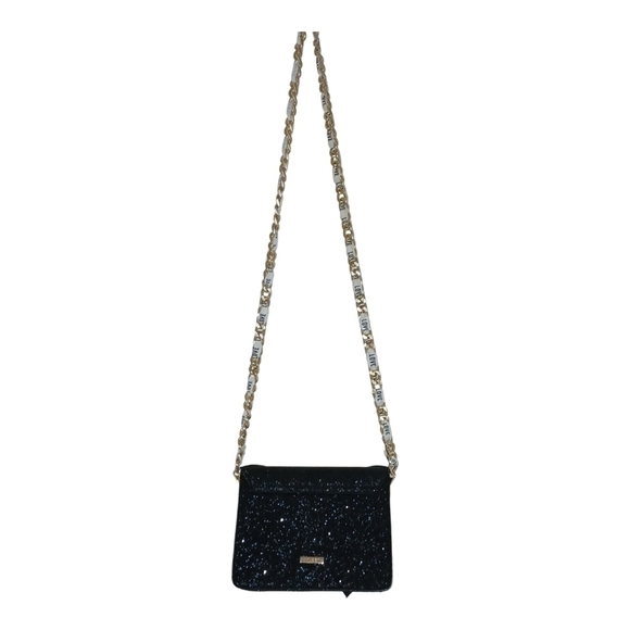 ALDO Black Red Glitter Embellished Crossbody Sling Bag - Picture 8 of 8